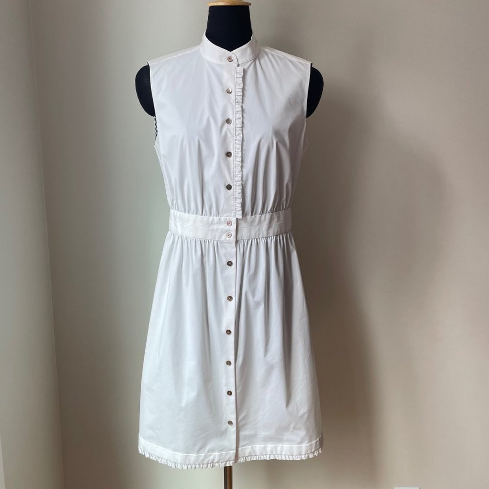 Diane Von Furstenberg Sleeveless Button Down Dress